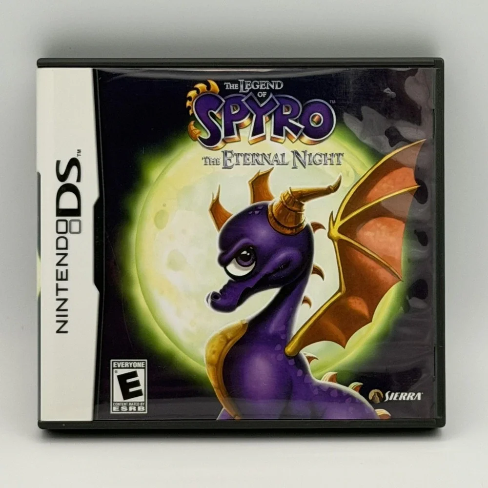 The Legend Of Spyro The Eternal Night Nintendo DS Case ESRB E NTR-AE4E-USA
